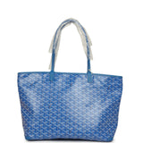 Goyard Goyardine Canvas Sky Blue Artois MM Tote Palladium Hardware - Thumbnail View 1