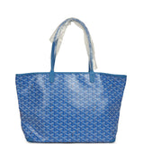 Goyard Goyardine Canvas Sky Blue Artois MM Tote Palladium Hardware - Thumbnail View 4