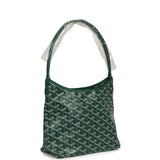 Goyard Goyardine Green Boheme Mini Hobo Bag Palladium Hardware - Thumbnail View 2