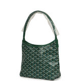 Goyard Goyardine Green Boheme Mini Hobo Bag Palladium Hardware - Thumbnail View 5