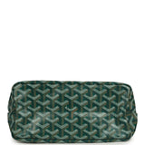 Goyard Goyardine Green Boheme Mini Hobo Bag Palladium Hardware - Thumbnail View 6