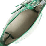 Goyard Goyardine Green Boheme Mini Hobo Bag Palladium Hardware - Thumbnail View 8