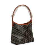 Goyard Goyardine Black, Brown Boheme Mini Hobo Bag Palladium Hardware - Thumbnail View 2