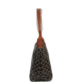 Goyard Goyardine Black, Brown Boheme Mini Hobo Bag Palladium Hardware - Thumbnail View 3