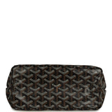 Goyard Goyardine Black, Brown Boheme Mini Hobo Bag Palladium Hardware - Thumbnail View 6