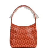 Goyard Goyardine Orange Boheme Mini Hobo Bag Palladium Hardware - Thumbnail View 1
