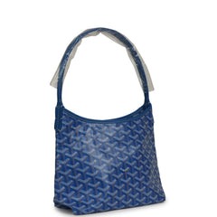 Goyard Goyardine Sky Blue Boheme Mini Hobo Bag Palladium Hardware