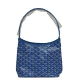 Goyard Goyardine Sky Blue Boheme Mini Hobo Bag Palladium Hardware - Thumbnail View 4