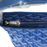 Goyard Goyardine Sky Blue Boheme Mini Hobo Bag Palladium Hardware - Thumbnail View 9