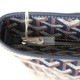 Goyard Goyardine Navy Blue Artois PM Tote Palladium Hardware - Thumbnail View 7