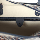Goyard Goyardine Navy Blue Artois PM Tote Palladium Hardware - Thumbnail View 9