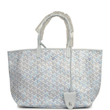 Goyard Goyardine Polar Blue Saint Louis PM Tote Palladium Hardware - Thumbnail View 1