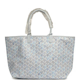 Goyard Goyardine Polar Blue Saint Louis PM Tote Palladium Hardware - Thumbnail View 4