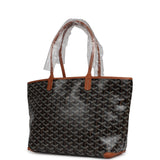 Goyard Goyardine Black, Brown Artois PM Palladium Hardware - Thumbnail View 5
