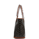 Goyard Goyardine Black, Brown Artois PM Palladium Hardware - Thumbnail View 3