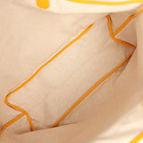 Goyard Goyardine Yellow Hand Painted "Butterfly" Saint Louis PM Tote Palladium Hardware - Thumbnail View 8