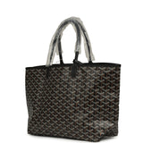 Goyard Goyardine Black Saint Louis PM Tote Bag Palladium Hardware - Thumbnail View 5