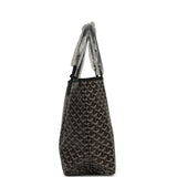 Goyard Goyardine Black Saint Louis PM Tote Bag Palladium Hardware - Thumbnail View 3
