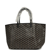 Goyard Goyardine Black Saint Louis PM Tote Bag Palladium Hardware - Thumbnail View 4