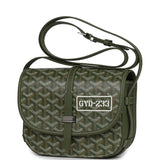 Goyard Goyardine Khaki Belvedere PM Palladium Hardware - Thumbnail View 5