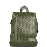 Goyard Goyardine Cisalpin Backpack Khaki Palladium Hardware - Thumbnail View 1