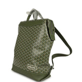Goyard Goyardine Cisalpin Backpack Khaki Palladium Hardware - Thumbnail View 5