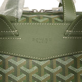 Goyard Goyardine Cisalpin Backpack Khaki Palladium Hardware - Thumbnail View 7