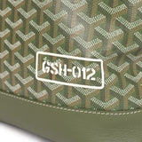 Goyard Goyardine Cisalpin Backpack Khaki Palladium Hardware - Thumbnail View 8
