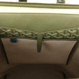 Goyard Goyardine Cisalpin Backpack Khaki Palladium Hardware - Thumbnail View 13