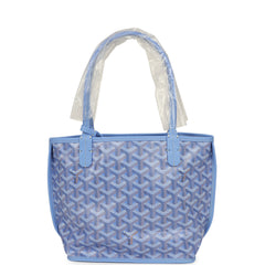 Goyard Goyardine Canvas Iris Anjou Mini Bag Palladium Hardware