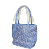Goyard Goyardine Canvas Iris Anjou Mini Bag Palladium Hardware - Thumbnail View 5