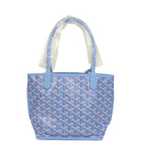 Goyard Goyardine Canvas Iris Anjou Mini Bag Palladium Hardware - Thumbnail View 4