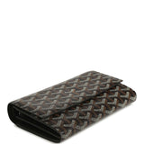 Goyard Goyardine Canvas Black Varenne Continental Wallet Bag Palladium Hardware - Thumbnail View 3