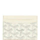 Goyard Goyardine Canvas White Saint-Sulpice Card Wallet - Thumbnail View 1