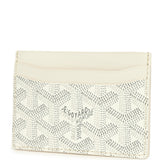 Goyard Goyardine Canvas White Saint-Sulpice Card Wallet - Thumbnail View 4