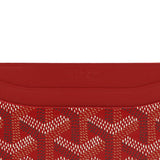 Goyard Goyardine Canvas Red Saint-Sulpice Card Wallet - Thumbnail View 6