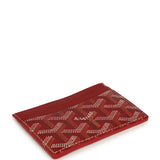 Goyard Goyardine Canvas Red Saint-Sulpice Card Wallet - Thumbnail View 5