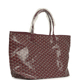 Goyard Goyardine Burgundy Saint Louis GM Tote Bag Palladium Hardware - Thumbnail View 2