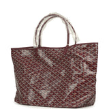 Goyard Goyardine Burgundy Saint Louis GM Tote Bag Palladium Hardware - Thumbnail View 5