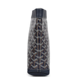 Goyard Goyardine Canvas Navy Blue Conti Pouch Palladium Hardware - Thumbnail View 5