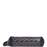 Goyard Goyardine Canvas Navy Blue Conti Pouch Palladium Hardware - Thumbnail View 7