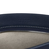 Goyard Goyardine Canvas Navy Blue Conti Pouch Palladium Hardware - Thumbnail View 9