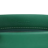 Goyard Goyardine Canvas Green Conti Pouch Palladium Hardware - Thumbnail View 8