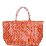 Goyard Goyardine Orange Saint Louis GM Tote Bag Palladium Hardware - Thumbnail View 1