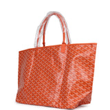 Goyard Goyardine Orange Saint Louis GM Tote Bag Palladium Hardware - Thumbnail View 5