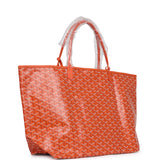 Goyard Goyardine Orange Saint Louis GM Tote Bag Palladium Hardware - Thumbnail View 2