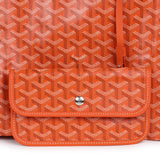 Goyard Goyardine Orange Saint Louis GM Tote Bag Palladium Hardware - Thumbnail View 8