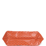 Goyard Goyardine Orange Saint Louis GM Tote Bag Palladium Hardware - Thumbnail View 6