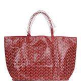Goyard Goyardine Red Saint Louis GM Tote Palladium Hardware - Thumbnail View 4