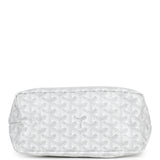Goyard Goyardine White Boheme Mini Hobo Bag Palladium Hardware - Thumbnail View 6